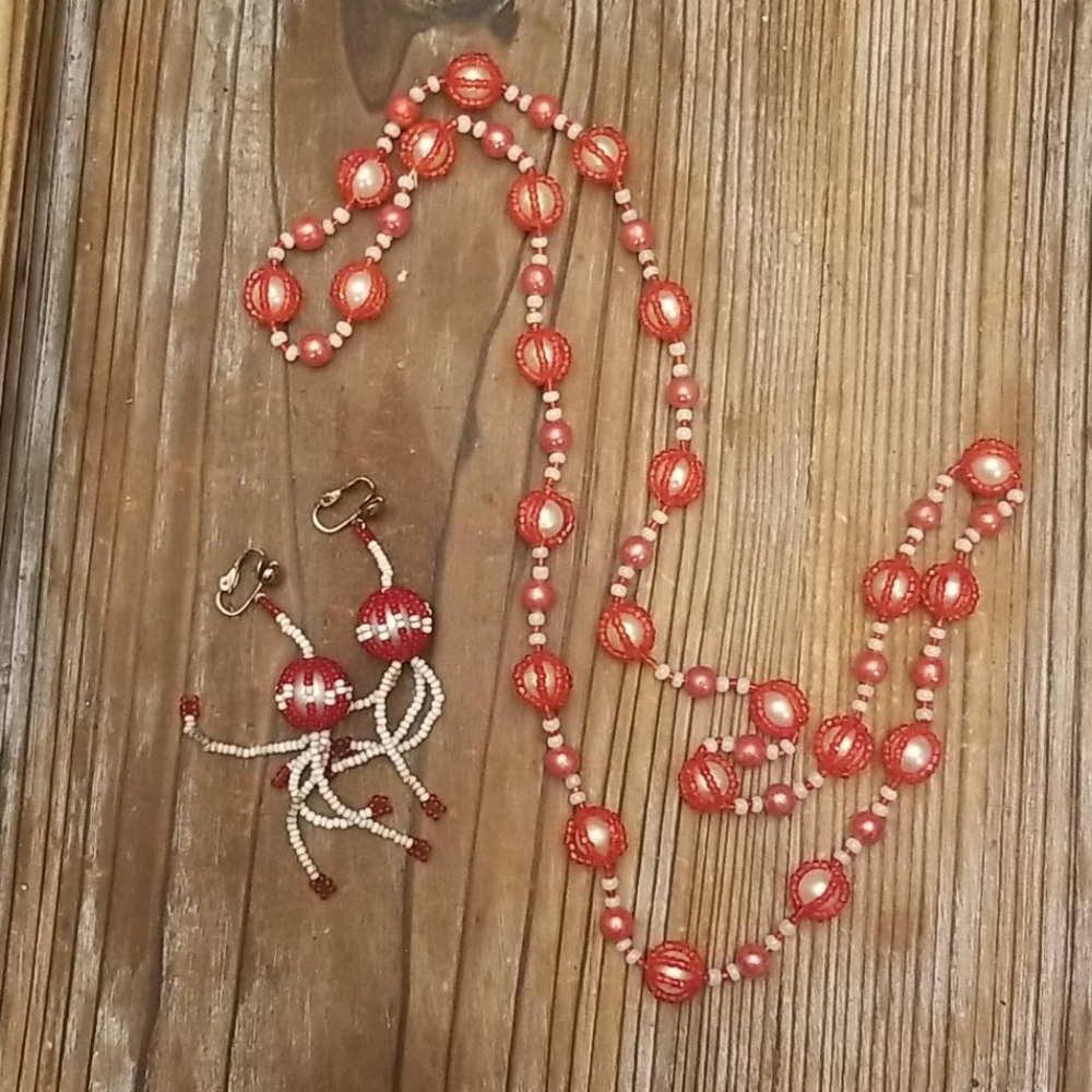 Vintage necklace & Earrings